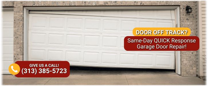 Garage Door Off Track In Harper Woods MI?